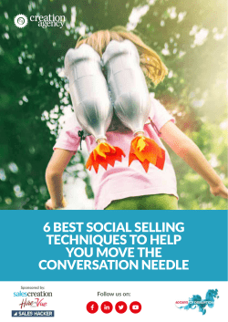 6 BEST SOCIAL SELLING TECHNIQUES TO HELP YOU MOVE