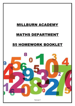 Homework for - Millburn Academy