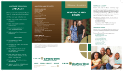 MORTgAgE AND EqUITY