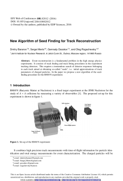 New Algorithm of Seed Finding for Track Reconstruction