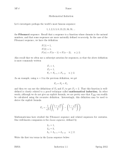 Mathematical Induction Let`s investigate perhaps the world`s most