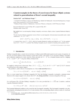 Counterexamples in the theory of coerciveness for linear elliptic