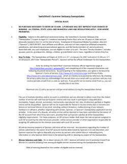 Switchfoot`s Summer Getaway Sweepstakes