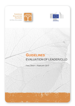 guidelines - LEADER France
