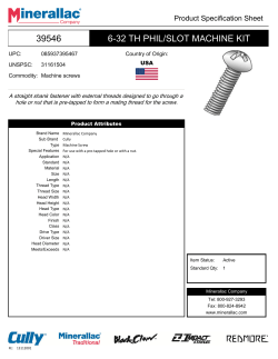 39546 6-32 TH PHIL/SLOT MACHINE KIT