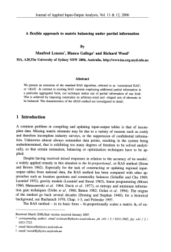 A flexible approach to matrix balancing under partial information