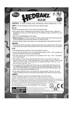 Instructions - Spin Master Games