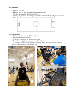 How it`s Played &bull; 4 players per team &bull; 4 players may not total more