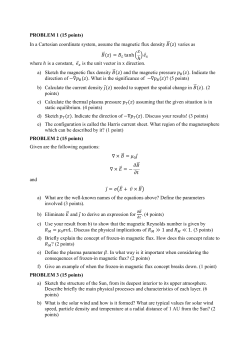 In a Cartesian coordinate system, assume the magnetic flux