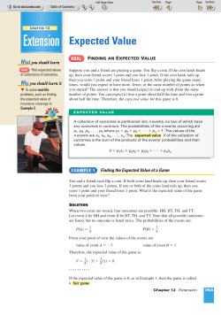 Expected Value