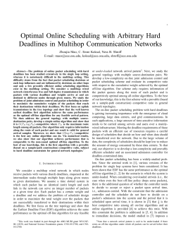 Optimal Online Scheduling with Arbitrary Hard