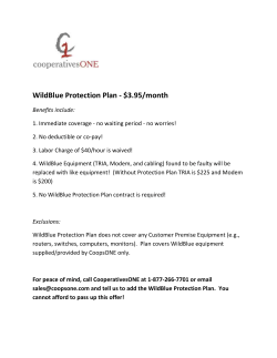 Protection Plan - CooperativesONE