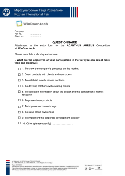 Logo i nazwa targ&oacute;w - WinDoor-tech