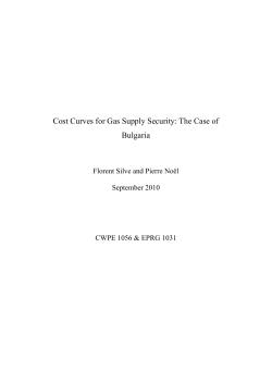 Cost Curves for Gas Supply Security