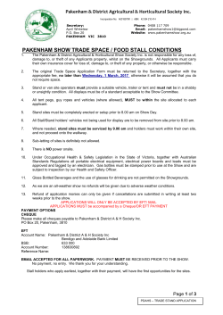 Trade Stand Application From