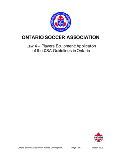 LAW 4-CSA 2005.PDF - Burlington Women`s Recreational Soccer