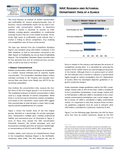Data at a Glance - National Association of Insurance Commissioners