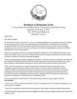 Invitation to Participate - Northern Arizona University