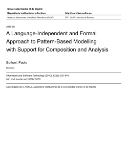 A Language-Independent and Formal Approach to Pattern
