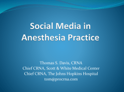 AANA social media