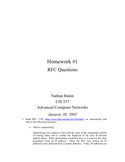 Assignment 1