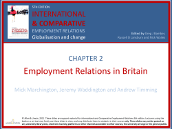 INDUSTRIAL RELATIONS IN BRITAIN