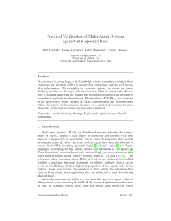 Practical Verification of Multi-Agent Systems