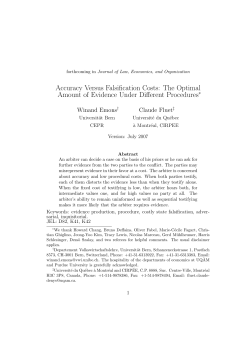 Accuracy Versus Falsification Costs: The Optimal Amount of