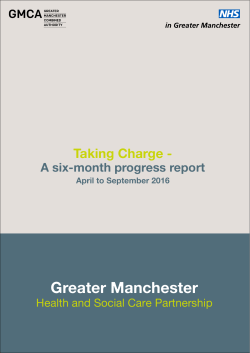 Taking Charge &ndash; Our Six Month Progress Report