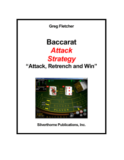 Baccarat Attack Strategy