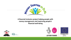 Money Sorted in D2N2 Launch Events May 17