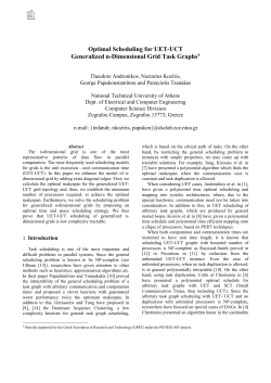Optimal Scheduling for UET-UCT Generalized n