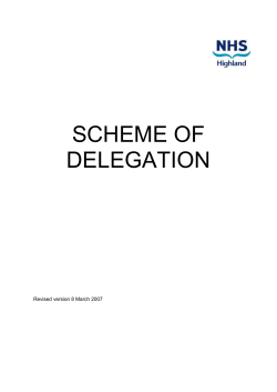8.1(b) Scheme of Delegation-APP1