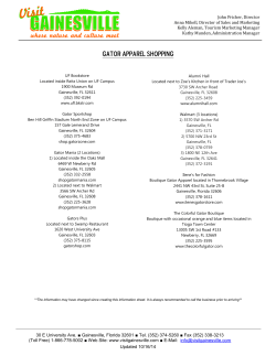 Gator Apparel Shopping