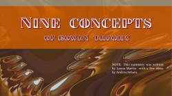 Nine concepts of bowen theory