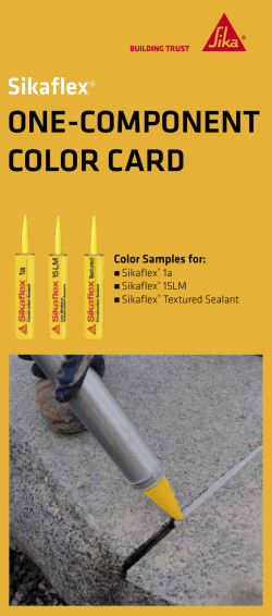 one-component color card