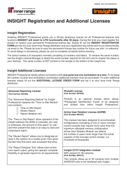 Insight Registration Form