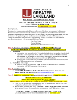 36th Annual Lakeland Christmas Parade