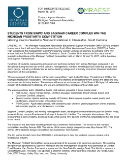 Students From SWWC and Saginaw Career Center Complex Win