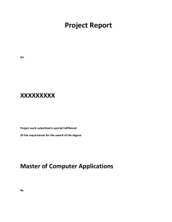 Project Report