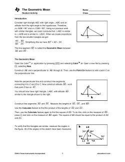 Activity overview - TI Education