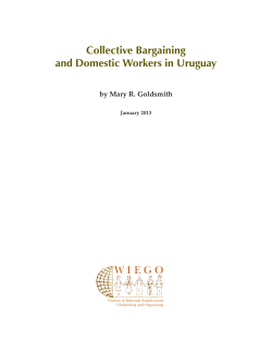 Collective Bargaining and Domestic Workers in Uruguay