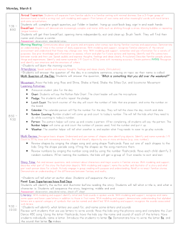 8:50 Students will: complete graph question, put folder in basket