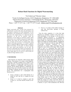 Image Watermarking for Tamper Detection