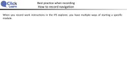 ClickLearn Presentation