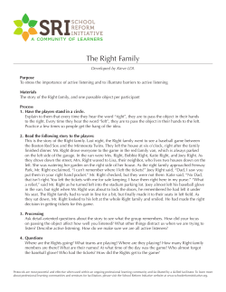 The Right Family - School Reform Initiative