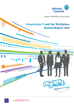 Generation Y and the Workplace Annual Report 2010