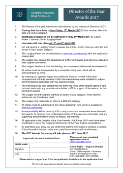 Director of the Year Awards 2017 The Director of the year Awards