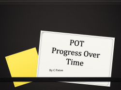 Progress over time CPaton