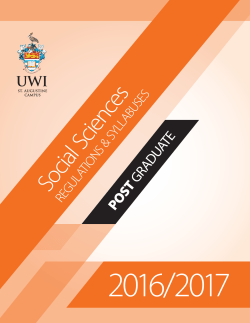 postgraduate programmes in the faculty of social